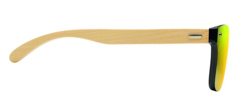 Sonnenbrille mit Bambus - Gelb bedrucken, Art.-Nr. MO9863-08 Sonnenbrille mit Bambus - Gelb bedrucken, Art.-Nr. MO9863-08
