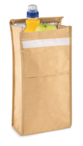 Lunchbag aus Kraftpapier 3l - Beige bedrucken, Art.-Nr. MO9882-13