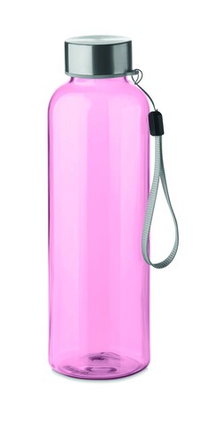 RPET-Flasche 500ml - Transparent Pink bedrucken, Art.-Nr. MO9910-31