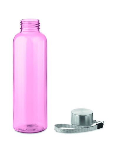 RPET-Flasche 500ml - Transparent Pink bedrucken, Art.-Nr. MO9910-31