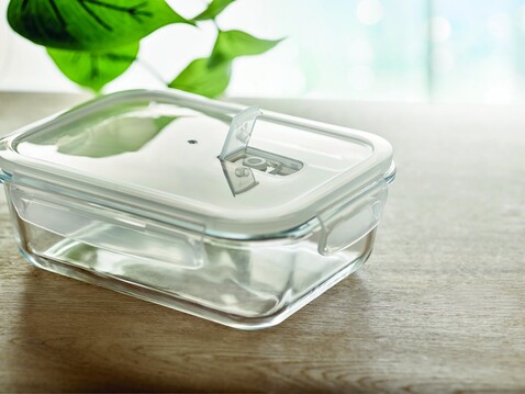 Lunchbox Glas 900ml - Transparent bedrucken, Art.-Nr. MO9923-22