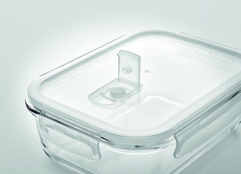 Lunchbox Glas 900ml - Transparent bedrucken, Art.-Nr. MO9923-22