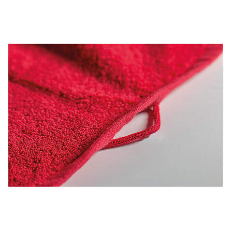 Handtuch Organic Cotton - Rot bedrucken, Art.-Nr. MO9931-05 Handtuch Organic Cotton - Rot bedrucken, Art.-Nr. MO9931-05