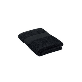 Handtuch Organic Cotton - Schwarz bedrucken, Art.-Nr. MO9931-03