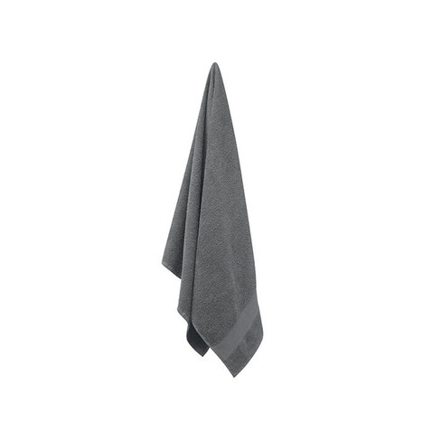 Handtuch Organic Cotton - Grau bedrucken, Art.-Nr. MO9932-07