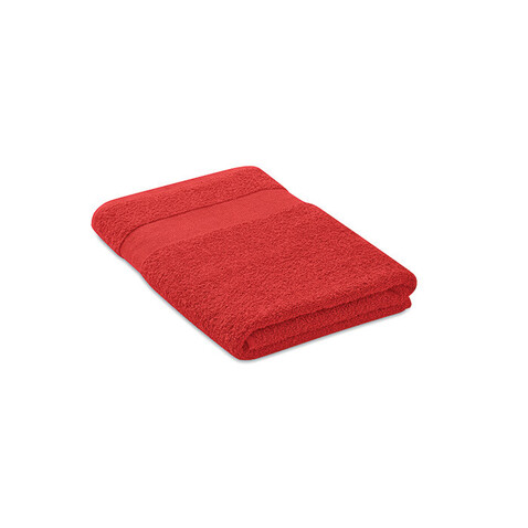 Handtuch Organic Cotton - Rot bedrucken, Art.-Nr. MO9932-05 Handtuch Organic Cotton - Rot bedrucken, Art.-Nr. MO9932-05