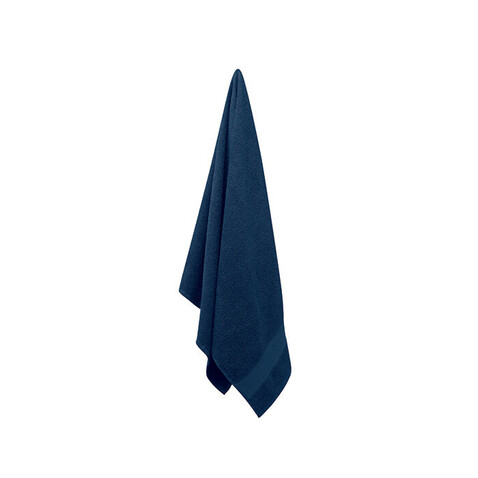 Handtuch Organic Cotton - Blau bedrucken, Art.-Nr. MO9932-04