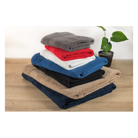 Handtuch Organic Cotton - Grau bedrucken, Art.-Nr. MO9933-07