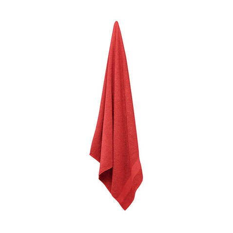 Handtuch Organic Cotton - Rot bedrucken, Art.-Nr. MO9933-05 Handtuch Organic Cotton - Rot bedrucken, Art.-Nr. MO9933-05