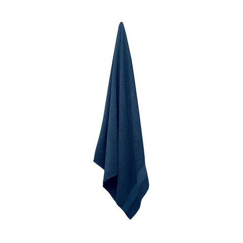 Handtuch Organic Cotton - Blau bedrucken, Art.-Nr. MO9933-04
