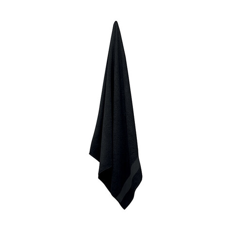 Handtuch Organic Cotton - Schwarz bedrucken, Art.-Nr. MO9933-03
