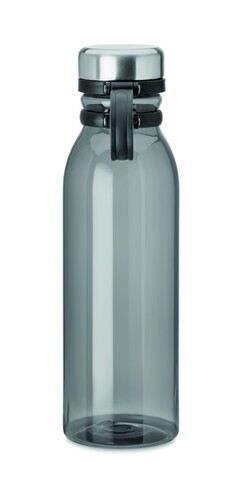 RPET Trinkflasche 780 ml - Transparent Grau bedrucken, Art.-Nr. MO9940-27