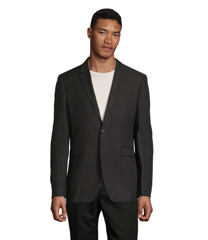 MARIUS MEN SUIT JACKET - Deep Black bedrucken, Art.-Nr. N03164-DB-062