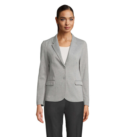 MARCEL WOMEN BLAZER - Gray Melanged bedrucken, Art.-Nr. N03170-MM-XS