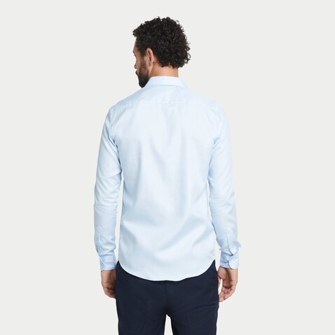 BLAISE MEN SHIRT - Soft Blue bedrucken, Art.-Nr. N03182-EU-3XL BLAISE MEN SHIRT - Soft Blue bedrucken, Art.-Nr. N03182-EU-3XL