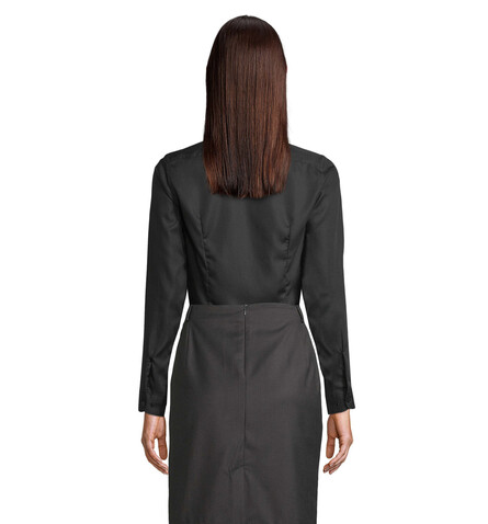 BLAISE WOMEN SHIRT - Deep Black bedrucken, Art.-Nr. N03183-DB-M BLAISE WOMEN SHIRT - Deep Black bedrucken, Art.-Nr. N03183-DB-M