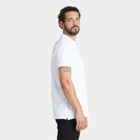 OWEN MEN POLO 215 - Optic White bedrucken, Art.-Nr. N03188-OQ-M