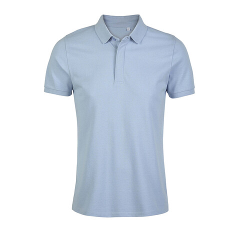 OWEN MEN POLO 215 - Soft Blue bedrucken, Art.-Nr. N03188-EU-XXL