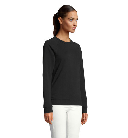 NELSON WOMEN SWEAT 400 - Deep Black bedrucken, Art.-Nr. N03195-DB-S NELSON WOMEN SWEAT 400 - Deep Black bedrucken, Art.-Nr. N03195-DB-S