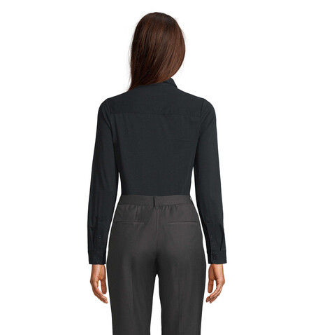BALTHAZAR WOMEN SHIRT - Deep Black bedrucken, Art.-Nr. N03199-DB-XL BALTHAZAR WOMEN SHIRT - Deep Black bedrucken, Art.-Nr. N03199-DB-XL