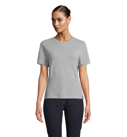 LORIS UNISEX T-SHIRT 180 - Gray Melanged bedrucken, Art.-Nr. N03775-MM-4XL