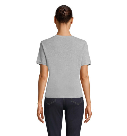 LORIS UNISEX T-SHIRT 180 - Gray Melanged bedrucken, Art.-Nr. N03775-MM-4XL