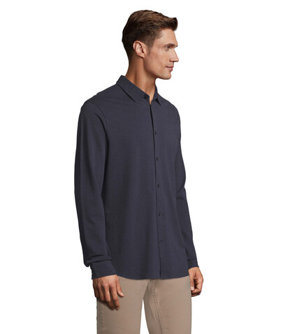 BASILE MEN SHIRT - Night bedrucken, Art.-Nr. N03777-NH-XXL BASILE MEN SHIRT - Night bedrucken, Art.-Nr. N03777-NH-XXL