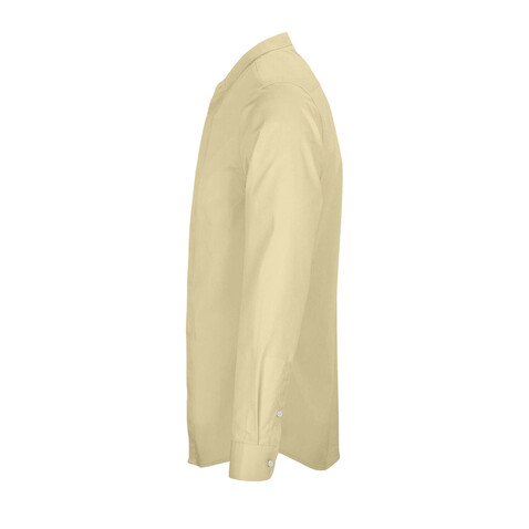 BART MEN MAO COLLAR SHIRT - Beige bedrucken, Art.-Nr. N03792-BE-3XL BART MEN MAO COLLAR SHIRT - Beige bedrucken, Art.-Nr. N03792-BE-3XL