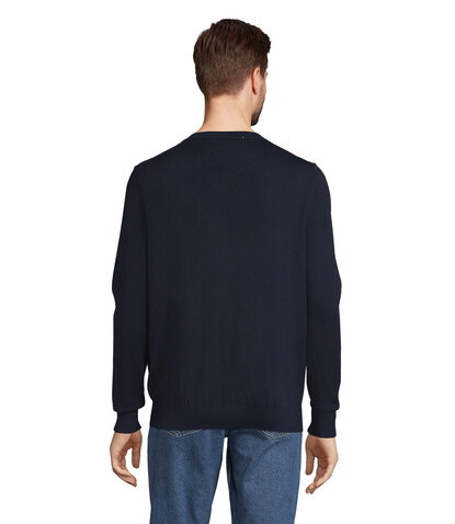 SULLIVAN MEN V-NECK SWEATER - Night bedrucken, Art.-Nr. N03987-NH-3XL