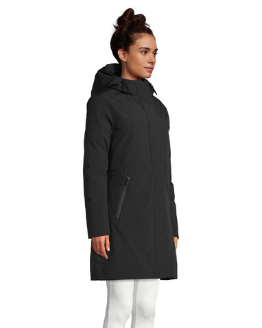 ALFI WOMEN WARM JACKET - Deep Black bedrucken, Art.-Nr. N04005-DB-XL