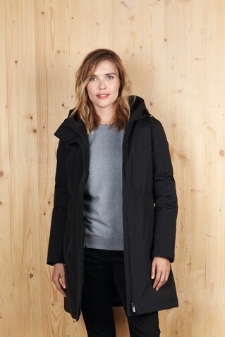 ALFI WOMEN WARM JACKET - Deep Black bedrucken, Art.-Nr. N04005-DB-XL