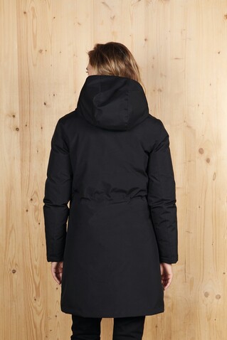 ALFI WOMEN WARM JACKET - Deep Black bedrucken, Art.-Nr. N04005-DB-XL