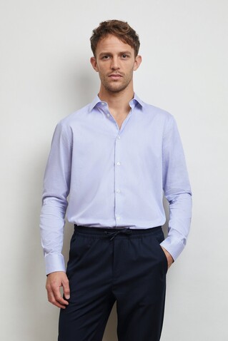 BAPTISTE MEN - Blau Gestreift bedrucken, Art.-Nr. N04338-BS-M BAPTISTE MEN - Blau Gestreift bedrucken, Art.-Nr. N04338-BS-M