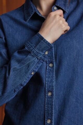 BENNETT WOMEN DENIM SHIRT - Light Oxford bedrucken, Art.-Nr. N04797-LO-S BENNETT WOMEN DENIM SHIRT - Light Oxford bedrucken, Art.-Nr. N04797-LO-S