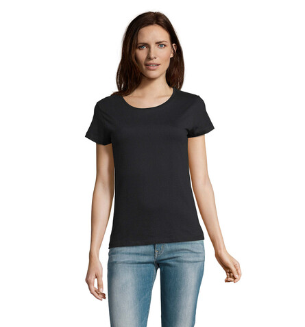 TEMPO WOMEN 185 T-SHIRT - Deep Black bedrucken, Art.-Nr. R03257-DB-XS TEMPO WOMEN 185 T-SHIRT - Deep Black bedrucken, Art.-Nr. R03257-DB-XS
