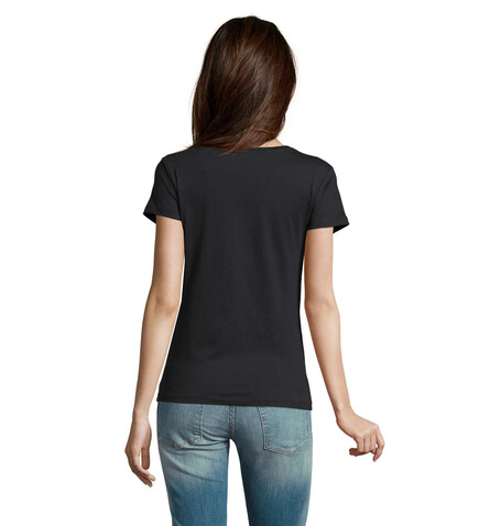 TEMPO WOMEN 185 T-SHIRT - Deep Black bedrucken, Art.-Nr. R03257-DB-XS TEMPO WOMEN 185 T-SHIRT - Deep Black bedrucken, Art.-Nr. R03257-DB-XS