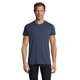 REGENT FIT HERREN 150g - Heather Denim bedrucken, Art.-Nr. S00553-HD-XXL