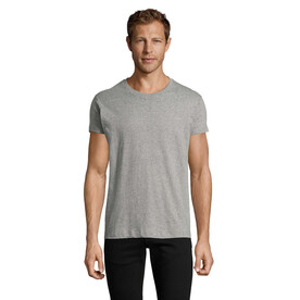REGENT FIT HERREN 150g - Graue Melange bedrucken, Art.-Nr. S00553-GM-XXL