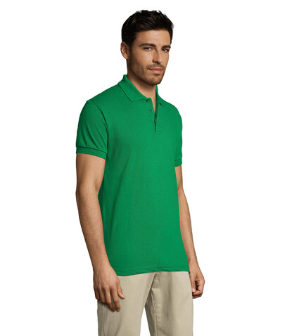 PRIME HERREN POLO 200g - Kelly Green bedrucken, Art.-Nr. S00571-KG-5XL PRIME HERREN POLO 200g - Kelly Green bedrucken, Art.-Nr. S00571-KG-5XL