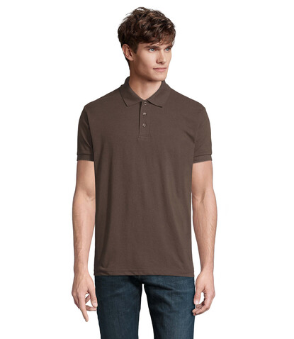 PRIME HERREN POLO 200g - Chocolate bedrucken, Art.-Nr. S00571-CH-4XL