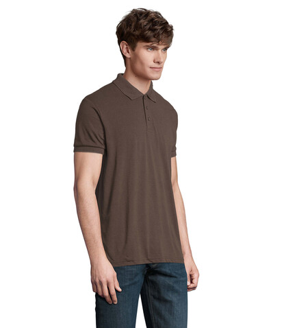 PRIME HERREN POLO 200g - Chocolate bedrucken, Art.-Nr. S00571-CH-4XL