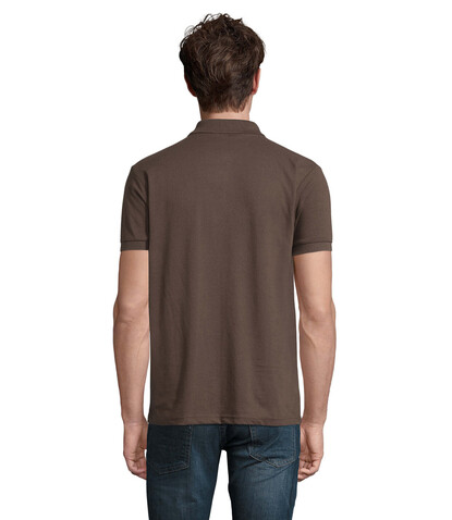PRIME HERREN POLO 200g - Chocolate bedrucken, Art.-Nr. S00571-CH-4XL