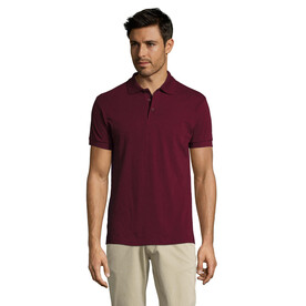 PRIME HERREN POLO 200g - Burgundy bedrucken, Art.-Nr. S00571-BG-XXL