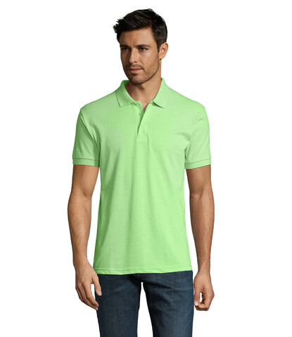 PRIME HERREN POLO 200g - Apple Green bedrucken, Art.-Nr. S00571-AG-4XL PRIME HERREN POLO 200g - Apple Green bedrucken, Art.-Nr. S00571-AG-4XL