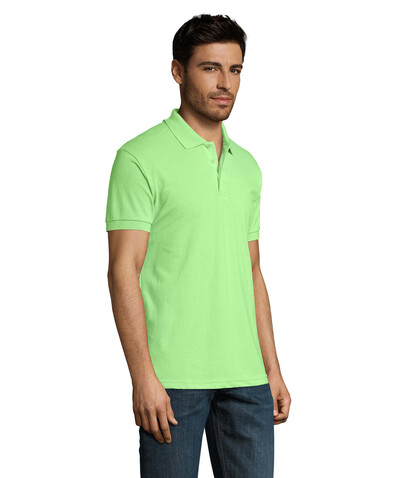 PRIME HERREN POLO 200g - Apple Green bedrucken, Art.-Nr. S00571-AG-4XL PRIME HERREN POLO 200g - Apple Green bedrucken, Art.-Nr. S00571-AG-4XL