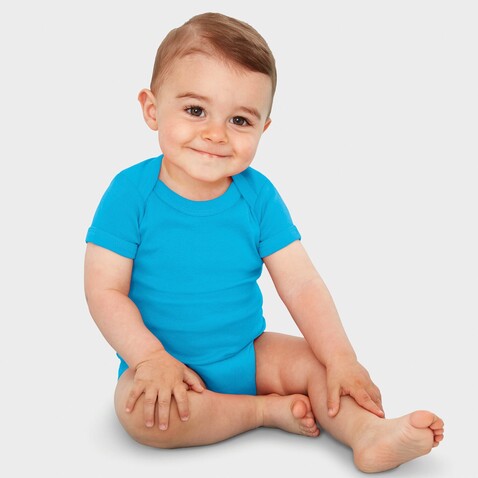 BAMBINO BABY BODY 180g - Aqua bedrucken, Art.-Nr. S00583-AQ-M BAMBINO BABY BODY 180g - Aqua bedrucken, Art.-Nr. S00583-AQ-M
