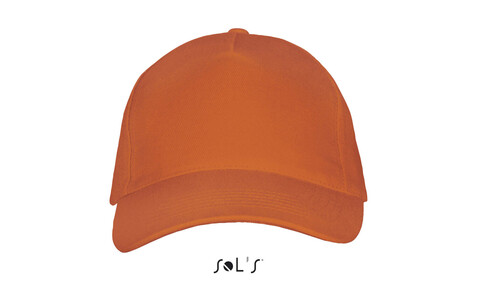 LONG BEACH FIVE PANEL CAP - Orange bedrucken, Art.-Nr. S00594-OR-M LONG BEACH FIVE PANEL CAP - Orange bedrucken, Art.-Nr. S00594-OR-M
