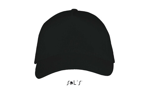 LONG BEACH FIVE PANEL CAP - Schwarz bedrucken, Art.-Nr. S00594-BK-M LONG BEACH FIVE PANEL CAP - Schwarz bedrucken, Art.-Nr. S00594-BK-M
