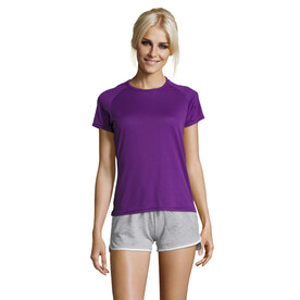 SPORTY DAMENT-SHIRT  140g - Dark Purple bedrucken, Art.-Nr. S01159-DA-XXL