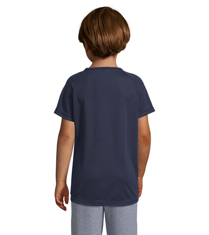 SPORTY KINDERT-SHIRT 140g - French Navy bedrucken, Art.-Nr. S01166-FN-XL